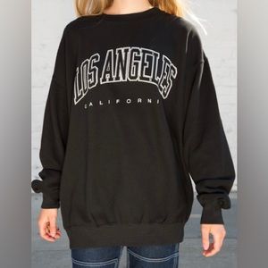 Brandy Melville Oversized Los Angeles Crewneck (Size L/XL)